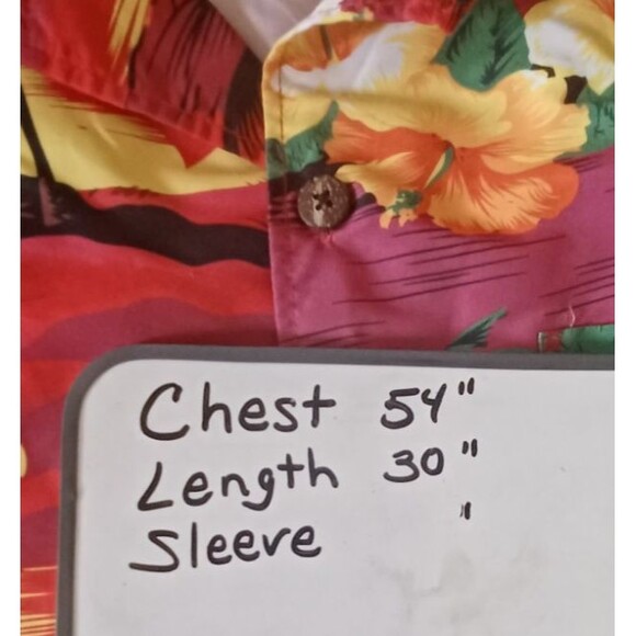 Vtg Year In Year Out Men Shirt XXL Button Up Hawaiian Aloha Tropical Island Dad - Picture 6 of 6